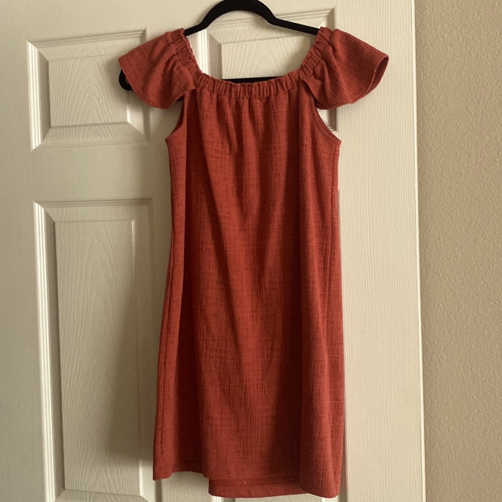 Madewell off the shoulder dress